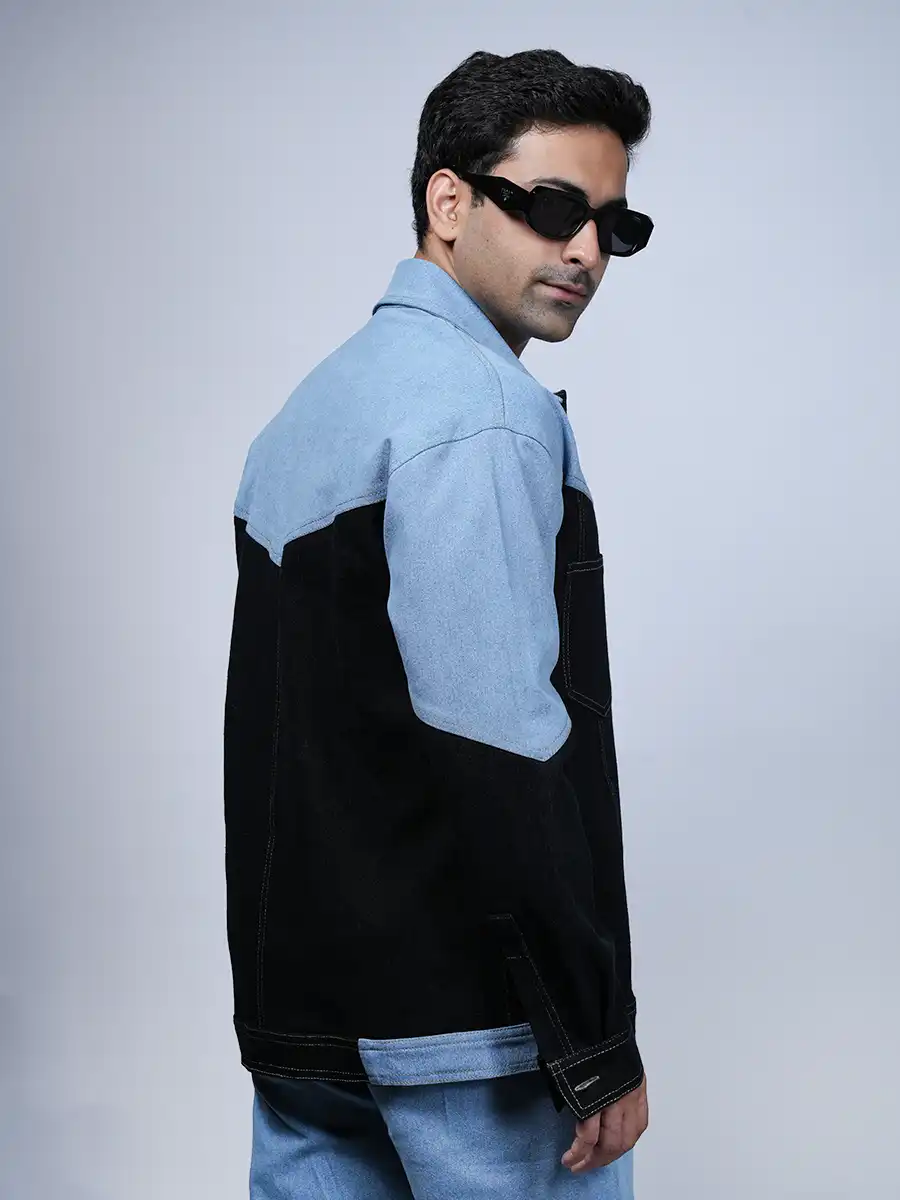 Black & Blue Denim Jacket image 2
