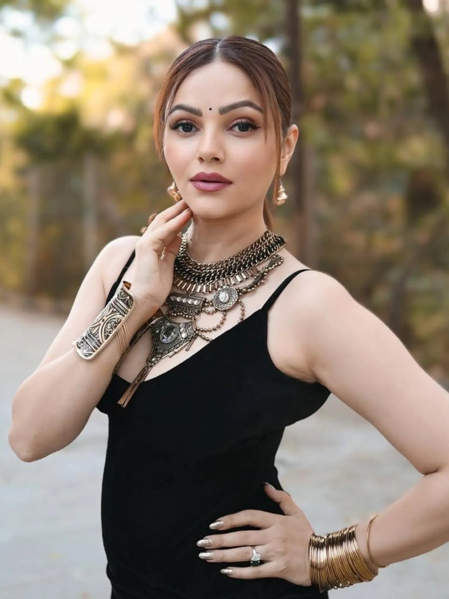 Black Velvet Gown image 3