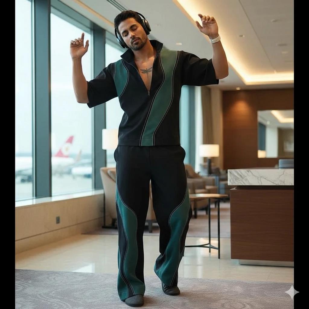 Black Statement Co Ord Set