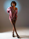 Purple Sequin Shirt Women | Erazz