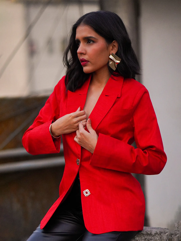 Red Semi Formal Blazer