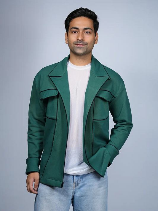 Green Denim Jacket image 1