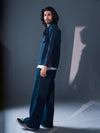 Loose Fit Denim Pants - Dark Blue image 1