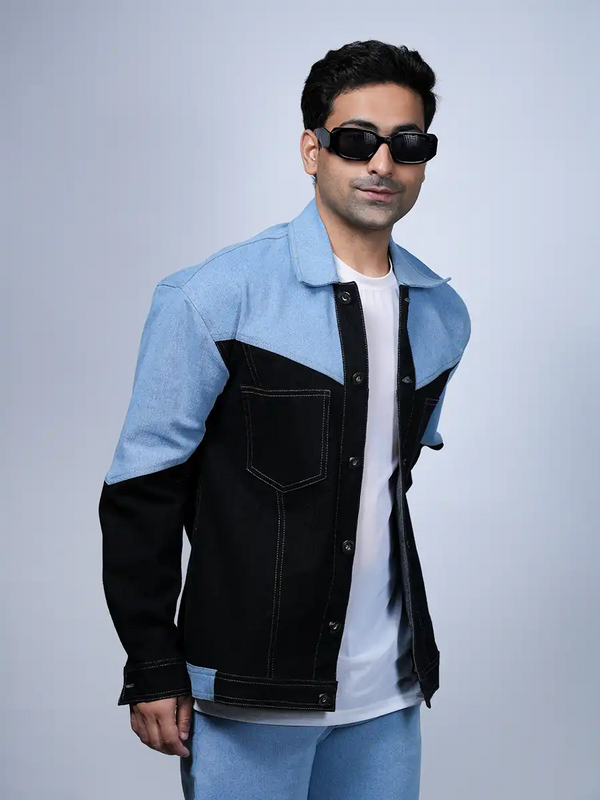 Black & Blue Denim Jacket