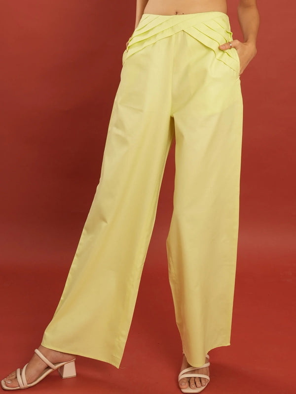 Summer Blossoms Pleated Trouser Coord Set