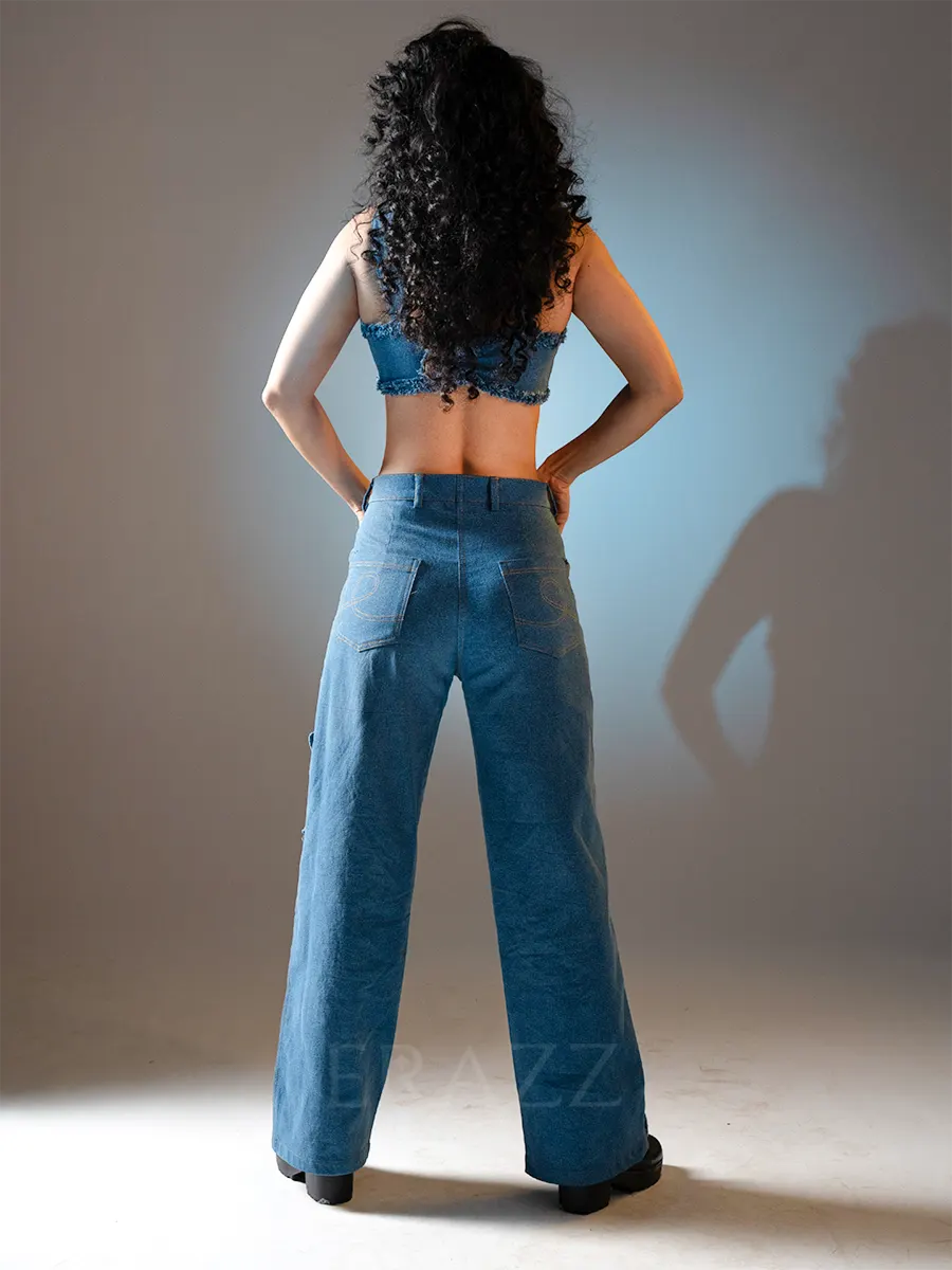 Straight Denim Pants image 4