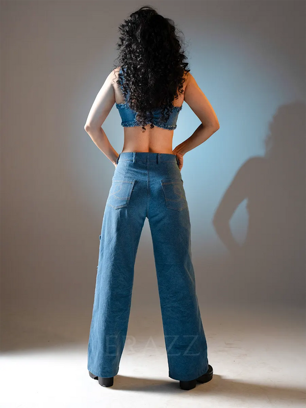 Straight Denim Pants