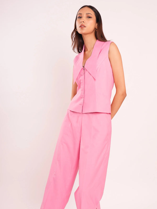 Contemporary Summer Blazer 3Pcs Coord Set