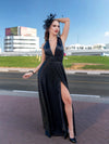 Black Halter Neck Dress image 0