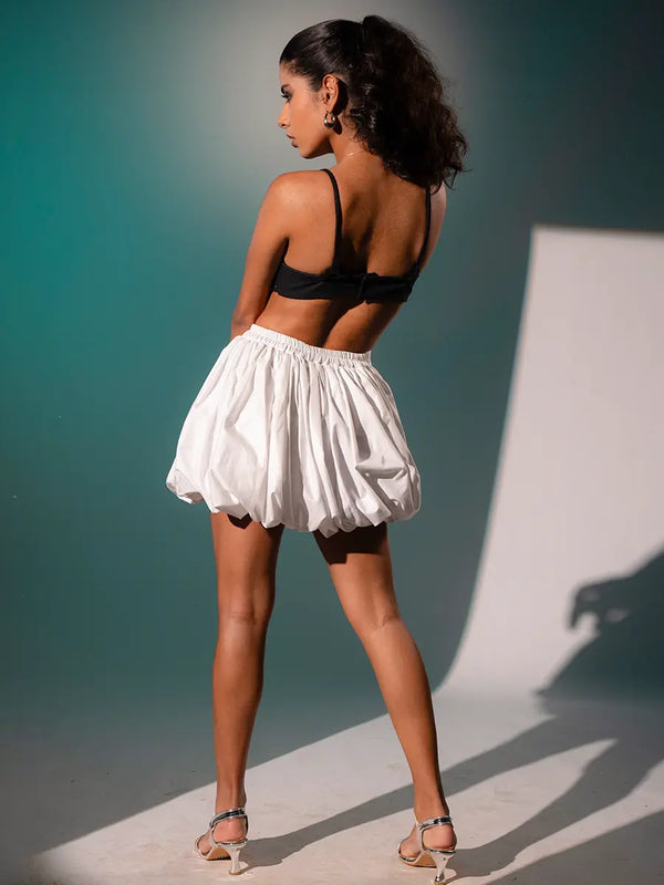 White Bubble Skirt