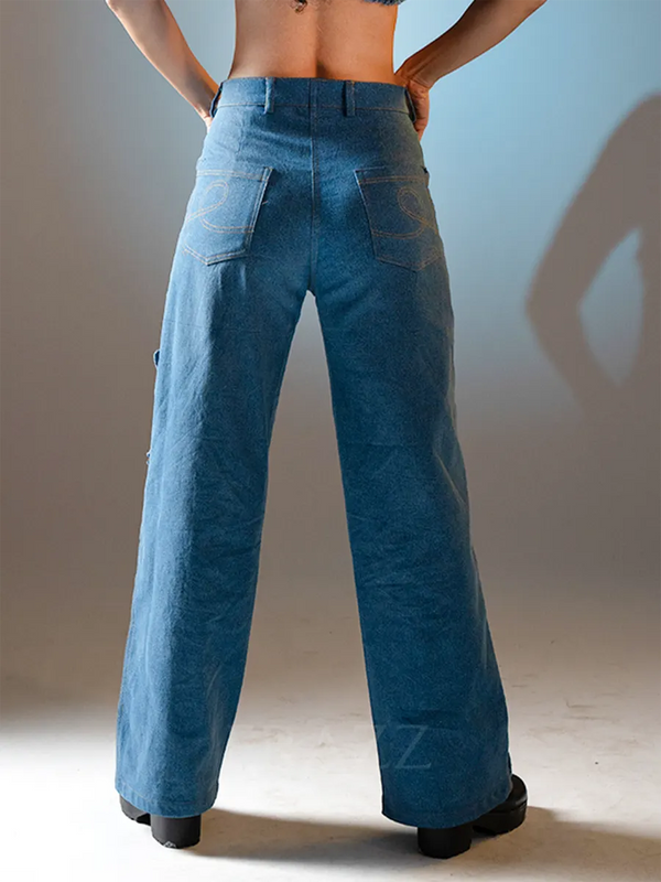 Straight Denim Pants